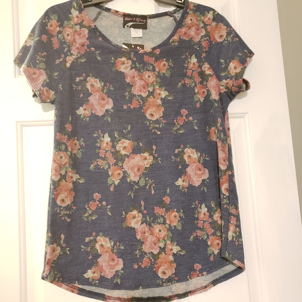NEW Navy floral tunic